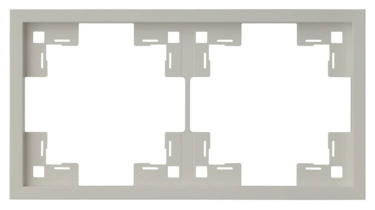 Двухместная рамка Rikett Standart 35820 LN лен