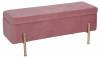 Банкетка-сундук Stool Group Болейн 20A544VF-8167-30 с ящиком, велюр розовый 110x42