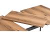 Кухонный стол Woodville Колон Лофт 489647 120(160)х75х75 25 мм дуб делано темный / матовый черный фото 6