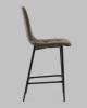 Стул полубарный Stool Group Одди AV 406N-Cst-08(PP) темно-серый, велюр фото 4