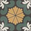 Керамогранит Dna Tiles Sync 125635 Flower Green 15x15