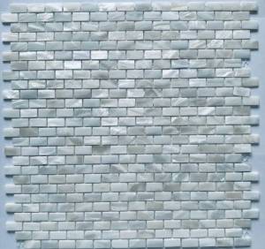 Мозаика Pixel Mosaic Перламутр PIX768 Super White (1x2) 29x30