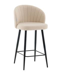 Стул полубарный Stool Group Ханнингем vd-hanningem-fl-beige бежевый, букле