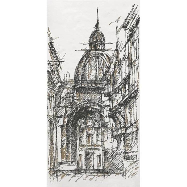 Декор Kerama Marazzi Беллони OP/A243/48017R Матовый Обрезной 40x80