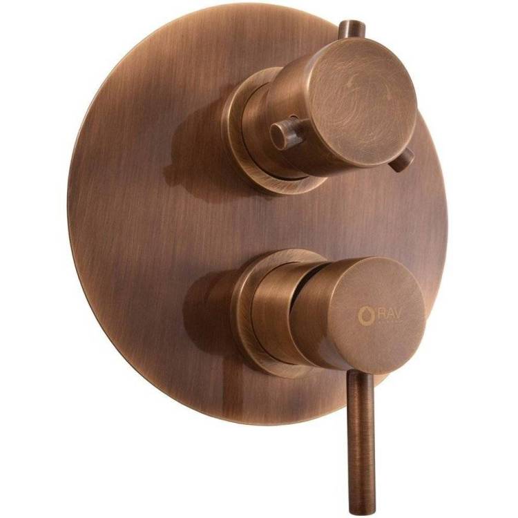 Смеситель для ванны Rav Slezak Seina SE986KSM с внутренней частью