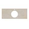 Столешница Kerama Marazzi Plaza PL5.DD590500R\120 для накладных раковин, Про Лаймстоун АТ бежевый темный