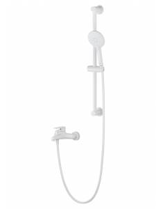 Смеситель для ванны Wonzon & Woghand WW-AE3205-MW с душевым гарнитуром, белый матовый