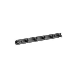 Планка с 6 крючками Aquatek Европа AQ4124MB черный матовый