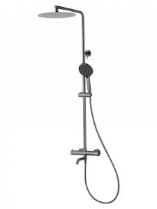 Душевая стойка Wonzon & Woghand WW-88739903-BGM с термостатом, темный графит