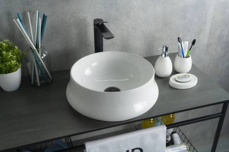 Раковина Gid Esfera N9426 51145 белая, 40x40x14