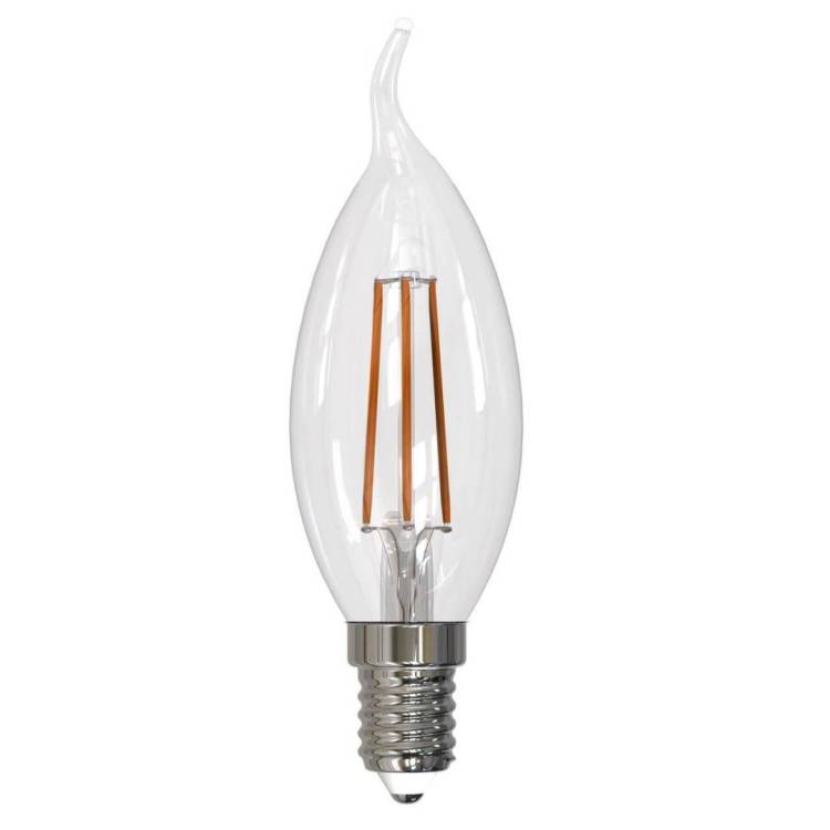 Лампа светодиодная диммируемая Uniel LED-CW35-9W/3000K/E14/CL/DIM GLA01TR
