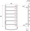 Полотенцесушитель электрический Point Афина PN04758 хром 50х80 фото 2