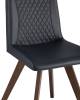 Стул Stool Group Marta PU LW1902-G PU DARK BLUE GRID синий фото 7