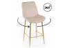 Полубарный стул Notta Седа 360 632602 бежевый (zd 210) / золотой np