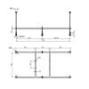 Каркас AM.PM X-Joy W00A-140-070W-R универсальный, серый, 140х70см фото 2