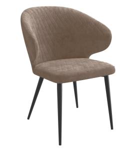 Стул Дик DikLine 355 00-00073755 B5 Latte, ножки черные