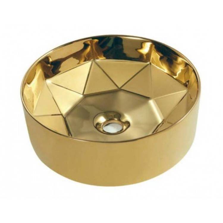 Раковина Armadi Art NeoArt 864 Грань 400x140 золото