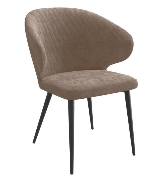 Стул Дик DikLine 355 00-00073755 B5 Latte, ножки черные