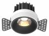 Встраиваемый светильник Maytoni Technical Round DL058-12W3K-TRS-B