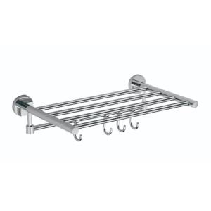 Полка для полотенец 40 см(4 крючка) Savol 87 S-408745 хром