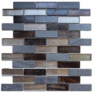 Мозаика LeeDo Naturelle 8 Alcantara Nero (2.3x7.3) 26x29.8 Мозаика LeeDo Naturelle 8 Alcantara Nero (2.3x7.3) 26x29.8