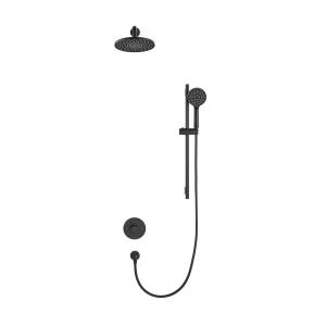 Душевая система Arrow AG3732MB-1 черная матовая, с внутренней частью