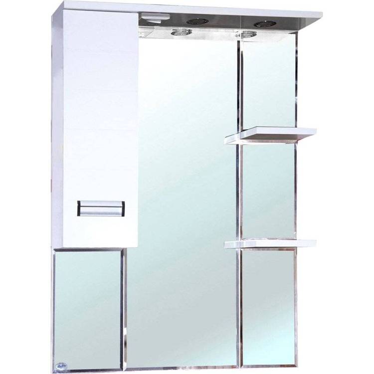 Зеркало Bellezza Сиена 80 L белое
