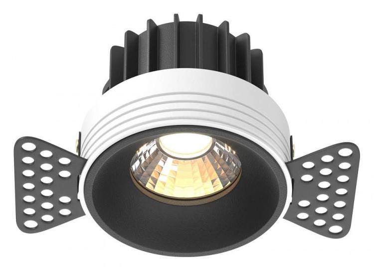 Встраиваемый светильник Maytoni Technical Round DL058-12W3K-TRS-B