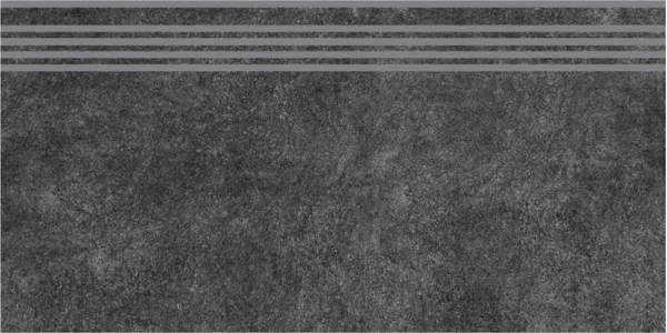 Ступень Kerama Marazzi Королевская дорога SG615020R/GR чёрный обрезной 30x60x0.9