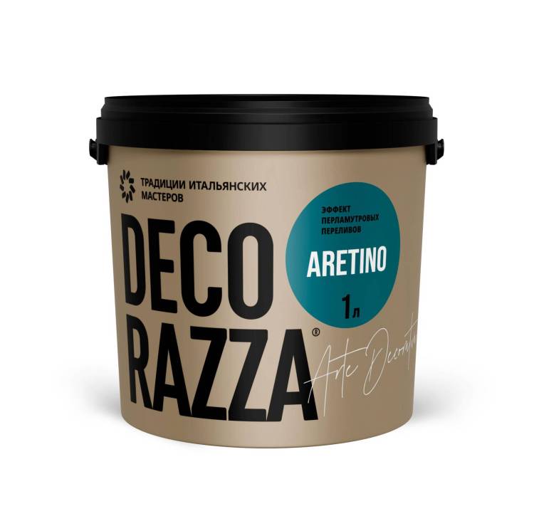 Краска декоративная Decorazza Aretino AR10-15 бежевая 1 л