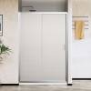 Душевая дверь в нишу Vincea City VDS-5CT150MT профиль хром, стекло текстурное, 150x195