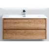 Тумба с раковиной BelBagno Kraft 100 rovere nebrasca nature, раковина LOV-1000-LVB