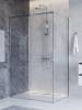 Душевой уголок Cezares PLANE-AH-1-110/100-C-CR профиль хром, стекло прозрачное, 110x100x195 фото 4