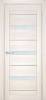 Межкомнатная дверь экошпон Мариам Техно 742, остекленная, сандал бежевый 600x2000