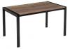 Кухонный стол Woodville Центавр 420989 120 (160) х 70 дуб велингтон / черный матовый