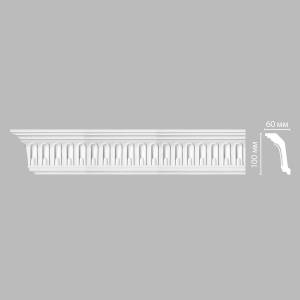 Плинтус потолочный с рисунком гибкий DECOMASTER DT-9813F 240x10x6