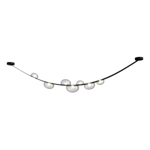 Подвесной светильник Crystal Lux Bosque Sp7 L3000 Black/Transparent