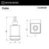 Дозатор для жидкого мыла WHITECROSS Cubo CU2440GM подвесной, оружейная сталь фото 2