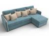 Диван угловой Лига Диванов Лига-078 130987 Бирюзовый фото 6