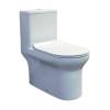 Унитаз-моноблок Comforty CF3C6329P, горизонтальный выпуск, сиденье микролифт, тонкое, белый глянец