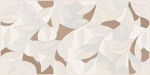 Декор Laparet Serenity 08-03-37-1350 Folium Кремовый 20x40