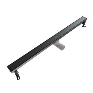 Душевой трап Knotlor Земля SDRW0900GM вороненая сталь, 90 см