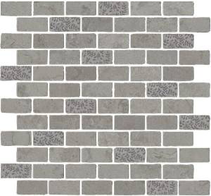 Мозаика Kerama Marazzi Про Лаймстоун Антика MBD010 серый матовый 32x30