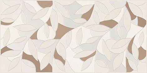 Декор Laparet Serenity 08-03-37-1350 Folium Кремовый 20x40