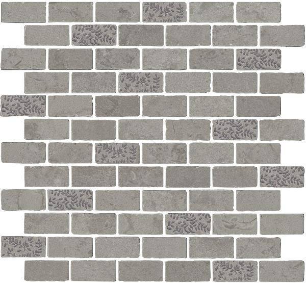 Мозаика Kerama Marazzi Про Лаймстоун Антика MBD010 серый матовый 32x30