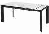 Стол Woodville Cremona 518857 matte statuario белый мрамор матовый/черный 140(200)x85x76 фото 5