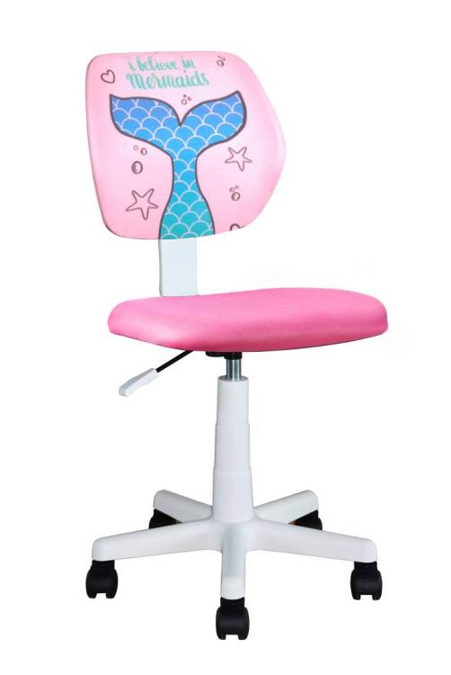 Кресло компьютерное Stool Group Лоло 5256D-W M Tail пластик белый