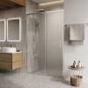 Душевая дверь BelBagno Luce LUCE-BF-1-130-C-Cr профиль хром глянцевый, стекло прозрачное, 130x195