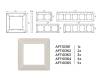 Рамка 5-постовая Ambrella Volt Alfa Line AF110365 фото 4