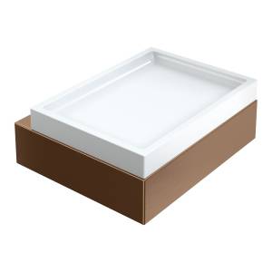 Мыльница Boheme Qubic 10723-BRB Brushed Bronze
